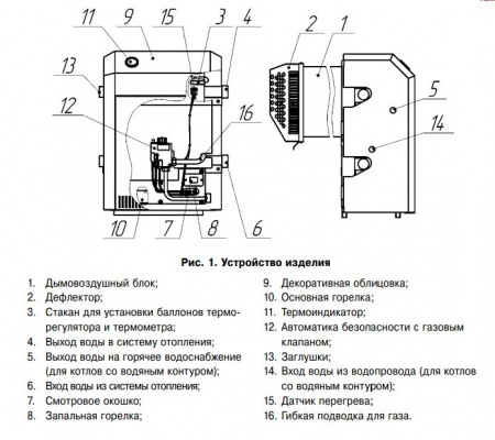 Лемакс Патриот 7,5 с дымоходом (105847)